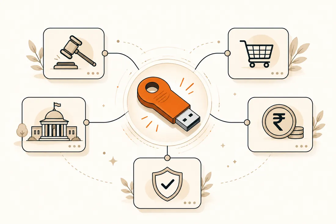 One DSC token used across many government portals