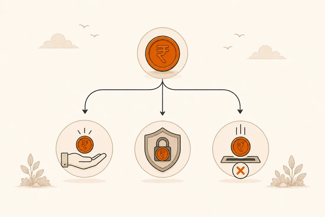 The three outcomes for an EMD: refunded, converted to security, or forfeited