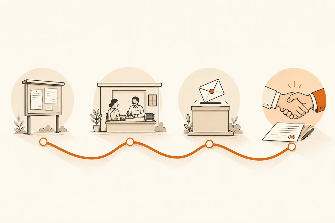 The government tender journey in India — from notice to award